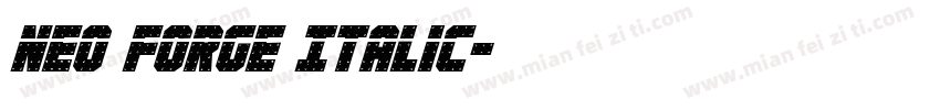 Neo Forge Italic字体转换